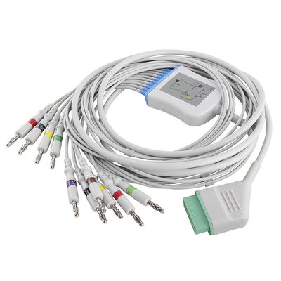 électrocardiogramme CableLeadwires 4.0Banana de Nihon Kohden Japon BSM-2301 BSM-2353 01.57.107048