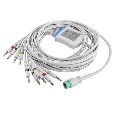 Câble d'électrocardiogramme de Mindary Beneview T5 T8 M2461A et connecteur des fils IEC4.0Banana