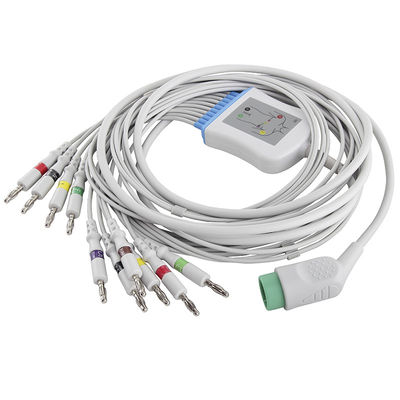 Le CEI lié directement compatible 4.0Banana de câble et de fils d'électrocardiogramme de Med-tronic