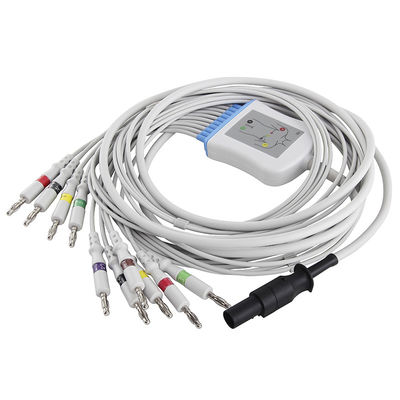 Connecteur de banane du CEI 4,0 de fils du câble 60-00180-01 d'électrocardiogramme de Mortara