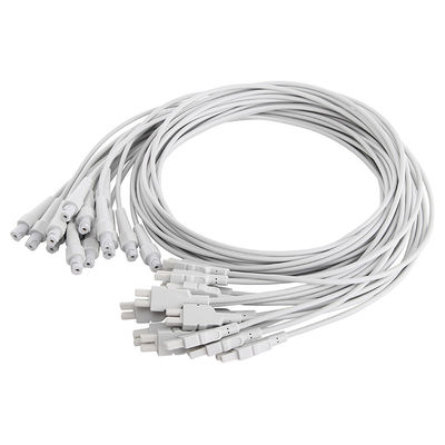 GE FAO 14 ECG fil de connexion 420101-002 fils d'électrocardiogramme de banane du CEI 4,0