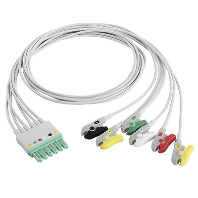 Siemens Draeger MP03405 ECG fil de connexion 6 l'infini de l'agrippeur M300 de câble d'avance M540 MultiMed plus l'agrafe du CEI