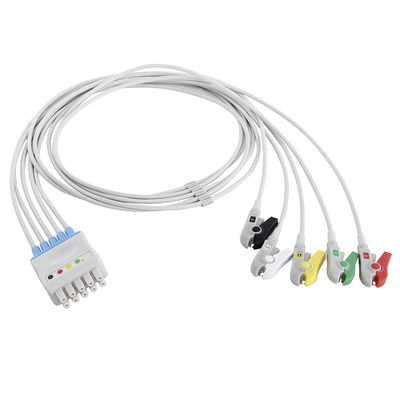 Tiret 2500 8000 solaires des fils 412681-001 GE de Marquette ECG de soins de santé de GE agrafe du CEI de 5 avances