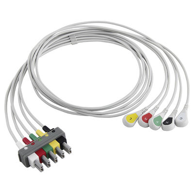 Fil détachable d'électrocardiogramme du CEI de rupture de 5 avances de PH M1633A M1625A M1621A 989803104571