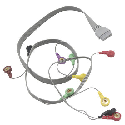 Le patient de câble d'Edan SE-2003 SE-2012 Holter ECG câblent 10 avances d'électrode de rupture du CEI d'avance