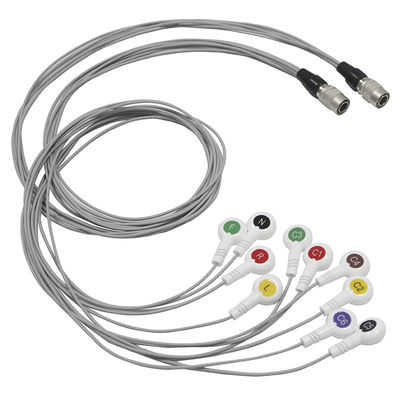 Rupture du CEI d'avance des fils 10 de TPU ECG Holter Cable Shanghai Quntian And