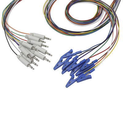3,5 les électrodes mono de chapeau de l'agrippeur EEG de prise ont plaqué l'électrode de fils de l'or EEG SME EMG