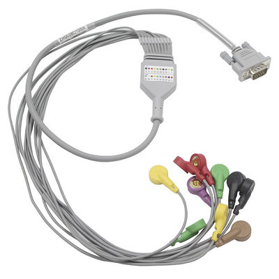 Rupture d'avance du fil de connexion de MEIGAOYI ECG Holter Cable 15pin Ecg 10