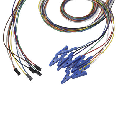 Électrode de fil de connexion des fils EEG EMG d'électrodes de l'agrafe EEG d'agrafes de crocodile de Dupont 2 Pin Plug Grabber