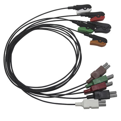 Fils translucides du rayon X ECG Radiotranslucent d'avance du fil 5 de radio du style IRM de Philips aa
