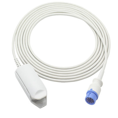 Sonde réutilisable de la technologie A3 A5 V6 M9000 9 Pin Adult Finger Clip SpO2 de Digital de série du capteur SpO2 A de Biolight
