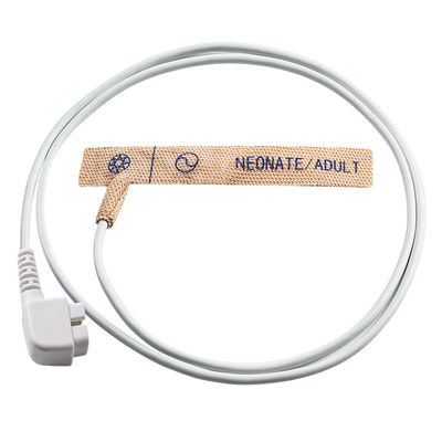 Tissu de bout droit adulte jetable jetable de peau de nouveau-né du capteur 570SD d'oxymètre d'impulsion du capteur SpO2 6pin de CSI