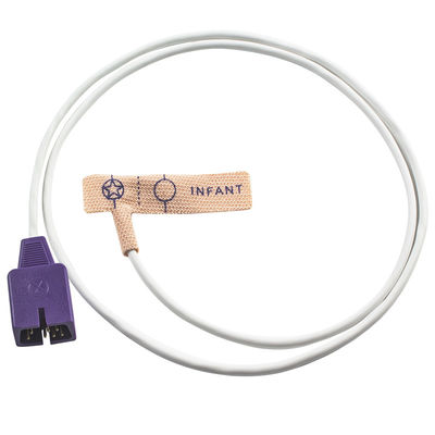 Sonde SpO2 jetable adulte de tissu de bout droit de peau de nouveau-né du capteur Spo2 DB9 7pin N25 N200 NPB 4000 de N-ellcor jetables