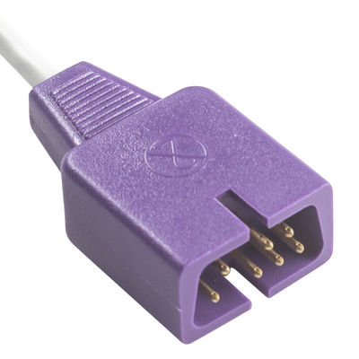 Sonde SpO2 jetable adulte de tissu de bout droit de peau de nouveau-né du capteur Spo2 DB9 7pin N25 N200 NPB 4000 de N-ellcor jetables