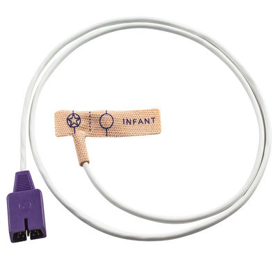 Sonde SpO2 jetable jetable de tissu de bout droit de peau du capteur SpO2 PM10N NPB-3910 de N-ellcor Oxi-max DB9 9pin MAX-N