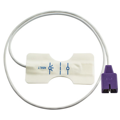 Sonde jetable de doigt d'oxymètre de l'impulsion SPO2 de MAXI N-20 N-600x mousse blanche infantile de N-ellcor Oxi-max DB9 9pin