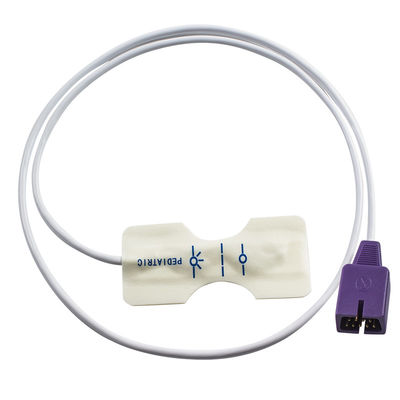 Sonde jetable de doigt d'oxymètre de l'impulsion SPO2 de MAXI N-20 N-600x mousse blanche infantile de N-ellcor Oxi-max DB9 9pin