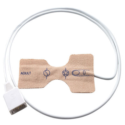 Tissu de bout droit adulte jetable de peau de nouveau-né de longueur de câble du capteur SpO2 85cm de datex