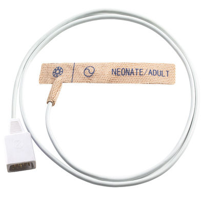 Tissu de bout droit adulte jetable de peau de nouveau-né de longueur de câble du capteur SpO2 85cm de datex