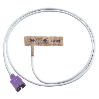 Sonde SpO2 jetable SpO2 du capteur de N-ellcor DB9 7pin D25 N150 NPB 290 d'adulte de textile tissé jetable non