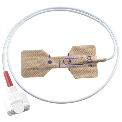 Capteur SpO2 jetable de la série rouge en tissu non tissé 11 broches DB9