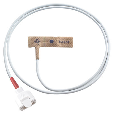Capteur SpO2 jetable de la série rouge en tissu non tissé 11 broches DB9
