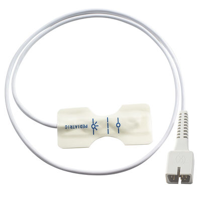 Sensor à usage unique SpO2 pédiatrique de technologie numérique mousse blanche pour ECG1200G PM50 PM60D