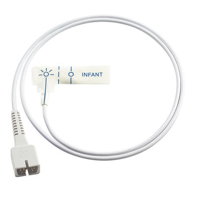 Sensor à usage unique SpO2 pédiatrique de technologie numérique mousse blanche pour ECG1200G PM50 PM60D