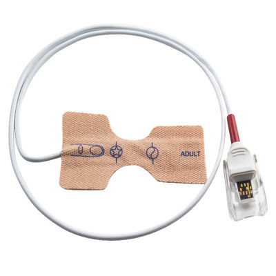 Tissu étirant pour la peau à capteur Spo2 jetable