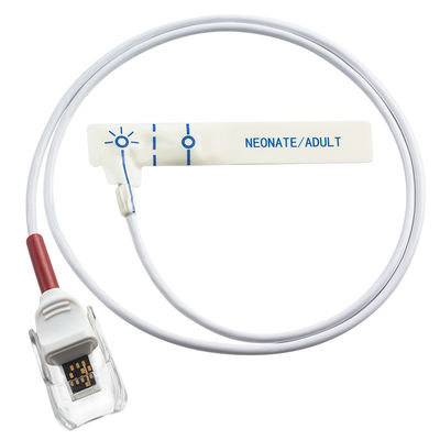pour le M-asi-MOIS les nouveaux 4476 4001 4075 RD ONT PLACÉ la mousse blanche pédiatrique d'arc-en-ciel du capteur spo2 jetable rouge de technologie