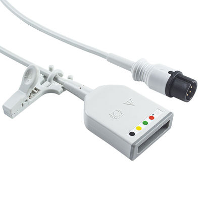 Câble du câble AAMI 6Pin ECG de Mindray 0012-00-1255-01 TPU ECG Trunck