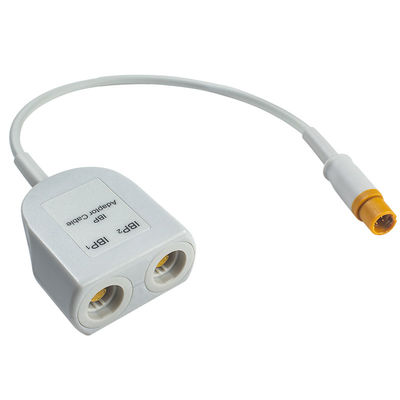 De S-iemens Drager double IBP d'adaptateur 7 câbles compatible de transducteur de tension artérielle d'extension de goupille du câble 7 à goupille IBP