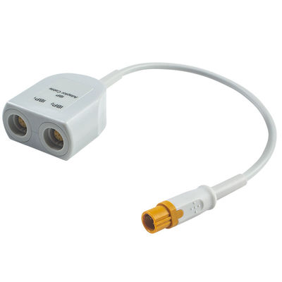De S-iemens Drager double IBP d'adaptateur 7 câbles compatible de transducteur de tension artérielle d'extension de goupille du câble 7 à goupille IBP