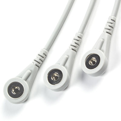 Câbles et fils 125 de Kontron ECG 128 VSM510 3 câble de Pin Connector ECG de la rupture 7 de l'avance AHA