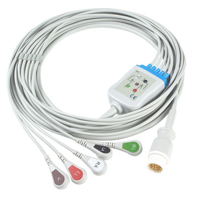 Câble de l'avance M1975A ECG de câbles et de fils 12pin 5 de Philips ECG