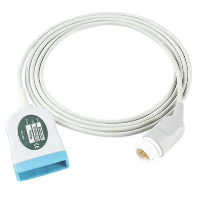 Câble de tronc ECG 8 broches 3 dérivations Câble ECG vers fils conducteurs Din