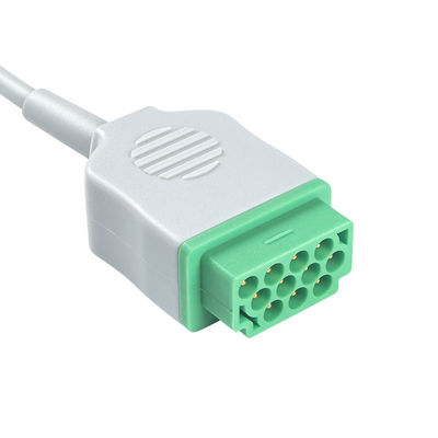 GE Marquette 2021141-002 2001292-001 câbles du connecteur ECG de la rupture 11pin du CEI d'avance de câbles et de fils 3 d'ECG