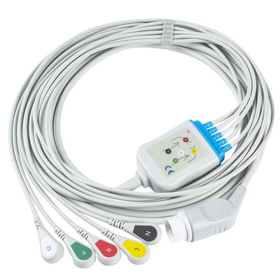 Câble de la rupture ECG d'avance de câbles et de fils 8pin 3 de l'adulte ECG de Philips