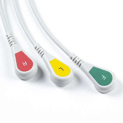Le connecteur ECG de câbles et de fils CB-72353P 11pin OEC-6102A de Nihon Kohden ECG câblent la rupture du CEI de 3 avances