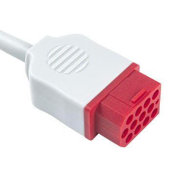 Les câbles et les fils du nouveau modèle BM3 BM5 ECG de Bionet cassent ECG câblent 3 le connecteur mâle du CEI 12 d'avance