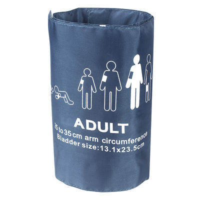 Tube adulte NIBP de manchette universelle de NIBP le double giflent la manchette réutilisable de moniteur de tension artérielle de 25-35CM double manchette en nylon de tube