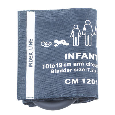 manchette infantile simple en nylon de tension artérielle du tube M1571A NIBP de manchette réutilisable de 10-19cm