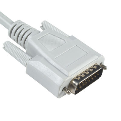 Carewell 1101 les 1103 CEIs de câble et de fils d'électrocardiogramme du câble DB15Pin d'électrocardiogramme