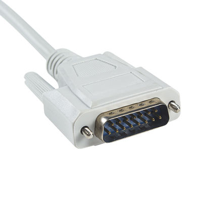 Carewell 1101 les 1103 CEIs de câble et de fils d'électrocardiogramme du câble DB15Pin d'électrocardiogramme
