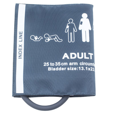manchette réutilisable de moniteur de tension artérielle de manchette en nylon simple adulte de tube de manchette de 25-35cm NIBP