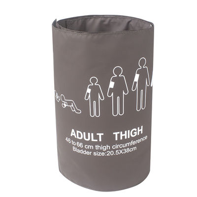 Manchette non envahissante adulte réutilisable de tension artérielle de manchette de la manchette TPU 44-66CM de BP de tube de cuisse