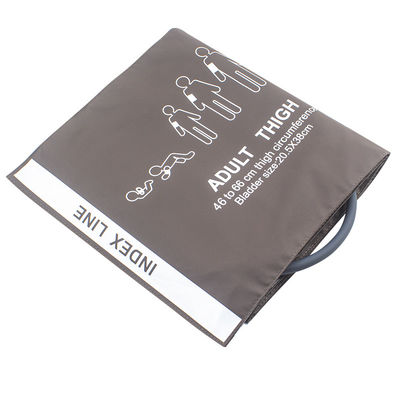 Manchette non envahissante adulte réutilisable de tension artérielle de manchette de la manchette TPU 44-66CM de BP de tube de cuisse