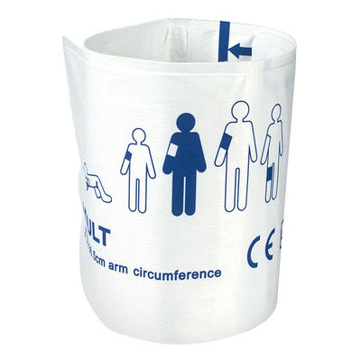 Le tube simple adulte jetable NIBP giflent la manchette de tension artérielle de manchette de TPU 27.5-36.5CM