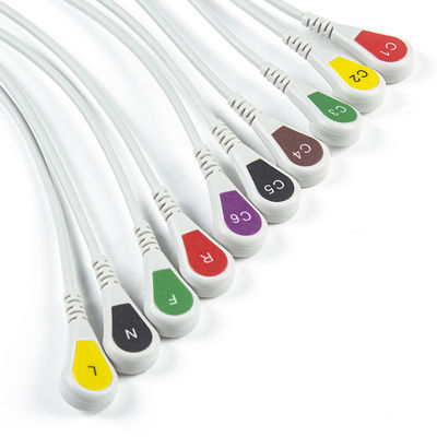 ECG partie l'aiguille de banane de connecteur d'électrocardiogramme de connecteur d'électrode du CEI ECG de 3.00MM pour casser le tresse
