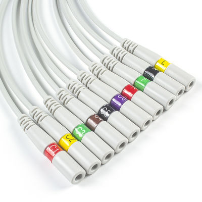 ECG partie l'aiguille de banane de connecteur d'électrocardiogramme de connecteur d'électrode du CEI ECG de 3.00MM pour casser le tresse